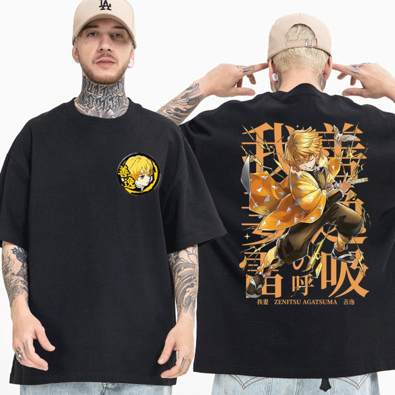 T-shirt Demon Slayer Zenitsu Agatsuma