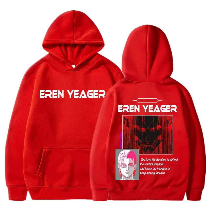 Hoodie Shingeki no Kyojin Eren Titan Assaillant