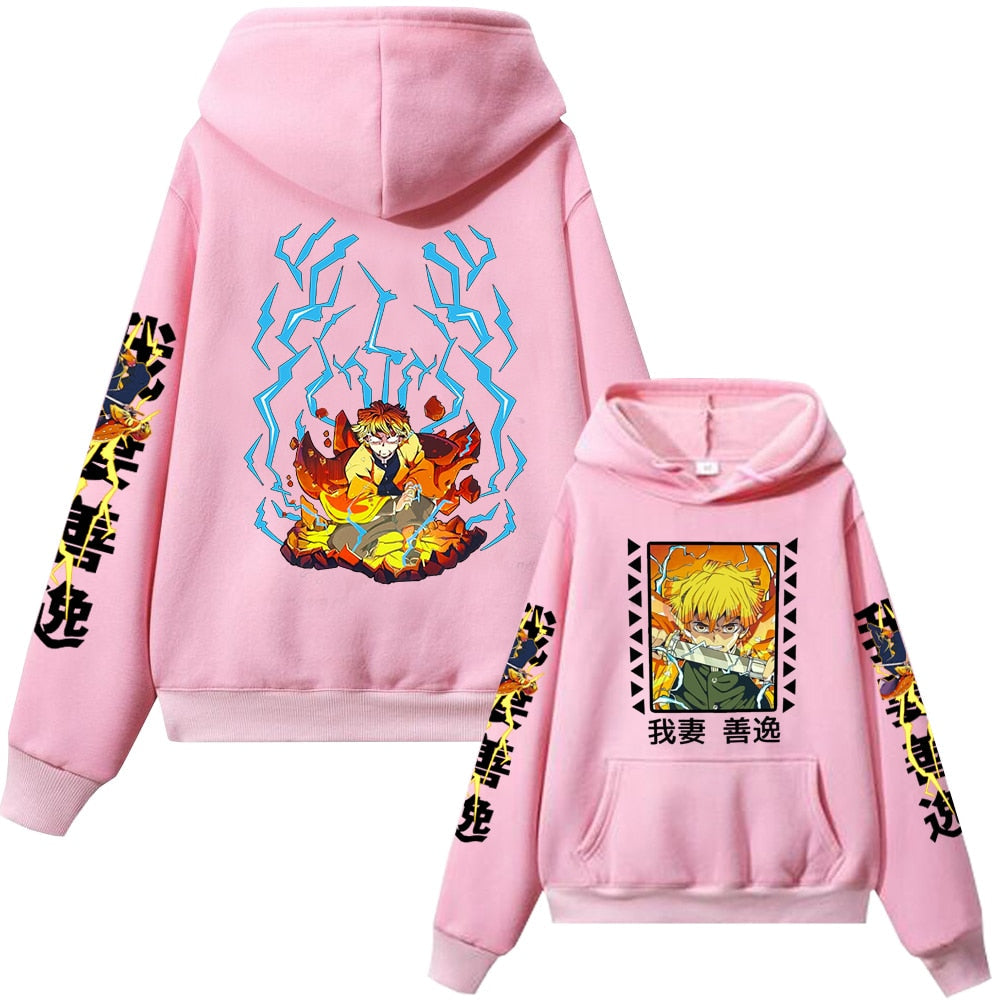 Demon Slayer Zenitsu Agatsuma Hoodie