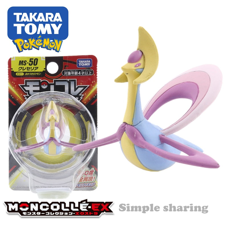 Takara Tomy Tomica Pokemon Pocket Monsters Moncolle 3-5cm Mini Resin Anime Figure Toys for Children Collectibles