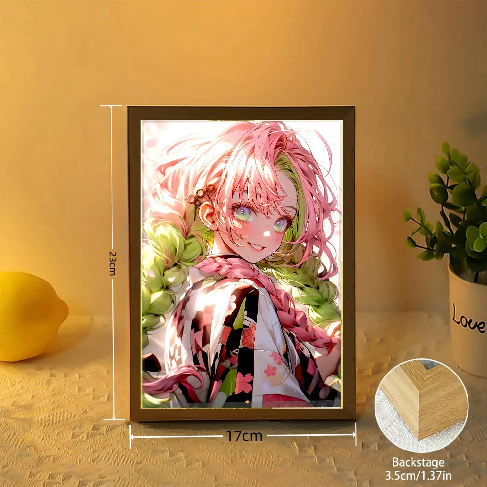 Demon Slayer Cadre photo lumineux LED