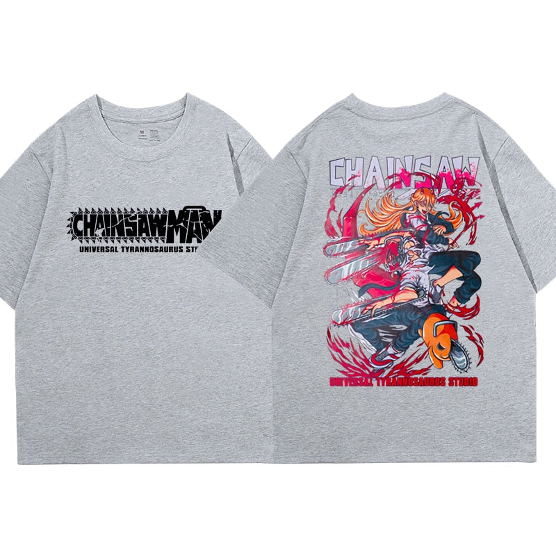 Chainsaw T-shirt Denji, Pochita, Power