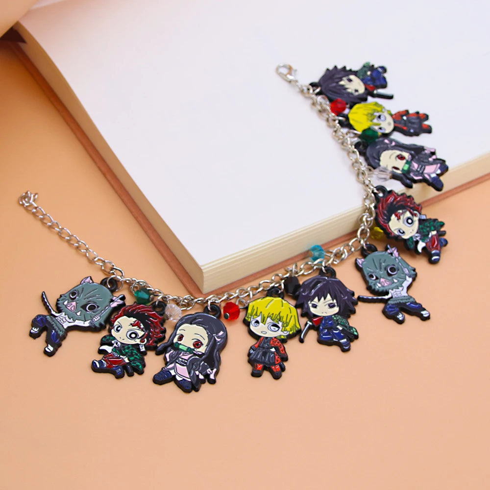 Demon Slayer Bracelet charm métal