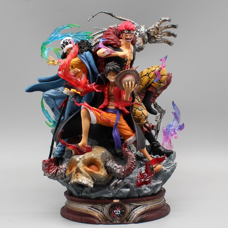 One Piece Figurine Three Captain Kid Law Luffy