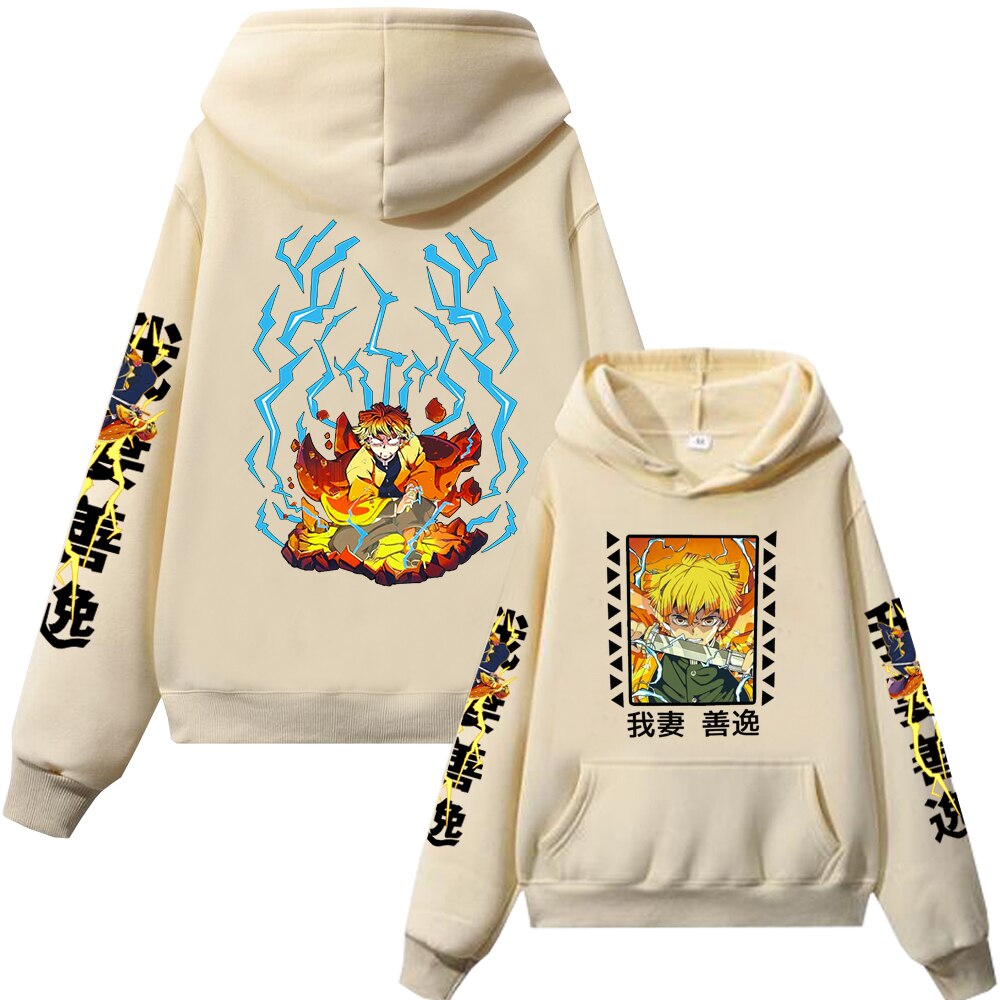 Demon Slayer Zenitsu Agatsuma Hoodie