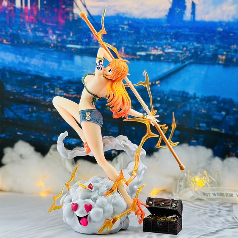 One Piece Figurine Nami Zeus Statue