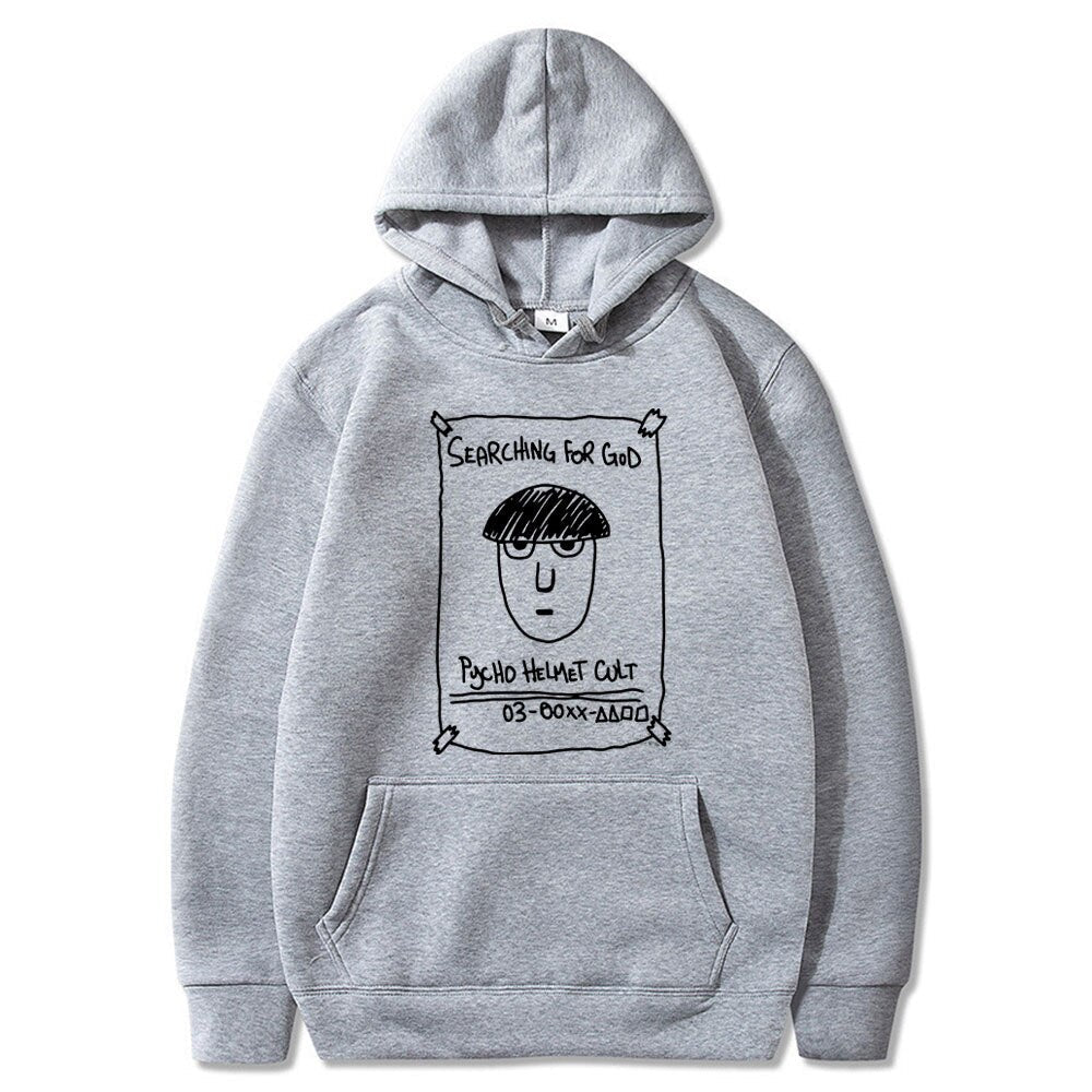 Mob Psycho 100 pull à capuche Culte du casque Psycho