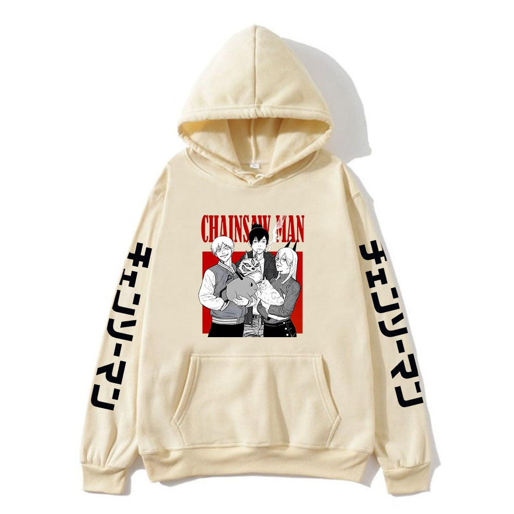 Chainsaw Man pull à capuche