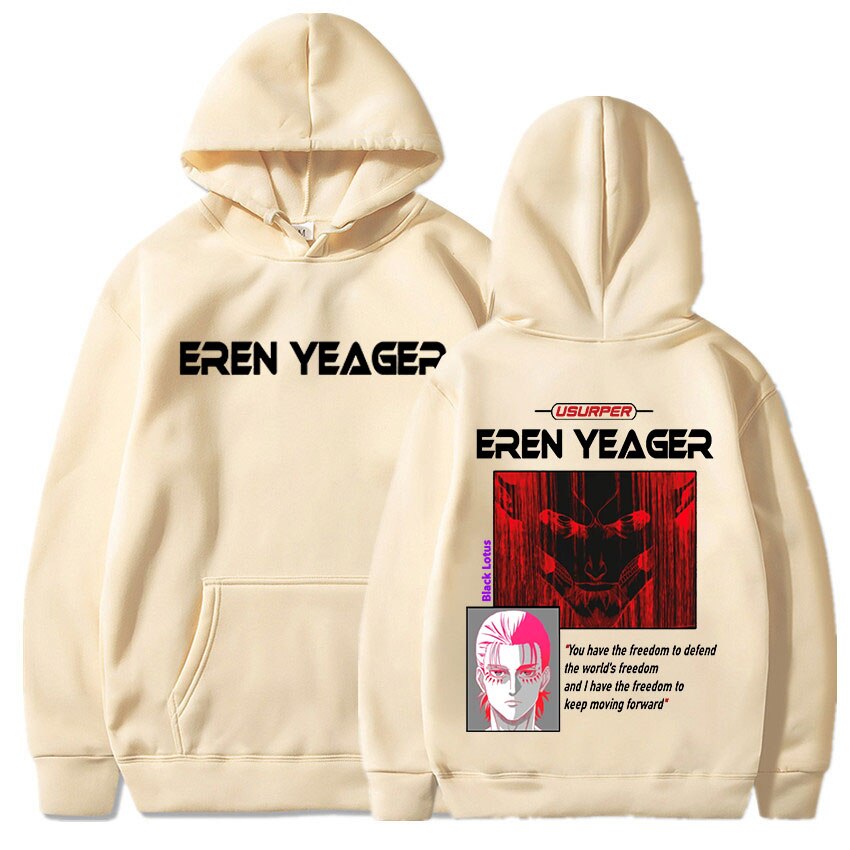Hoodie Shingeki no Kyojin Eren Titan Assaillant