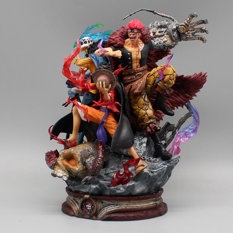 One Piece Figurine Three Captain Kid Law Luffy