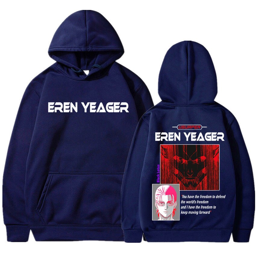 Hoodie Shingeki no Kyojin Eren Titan Assaillant