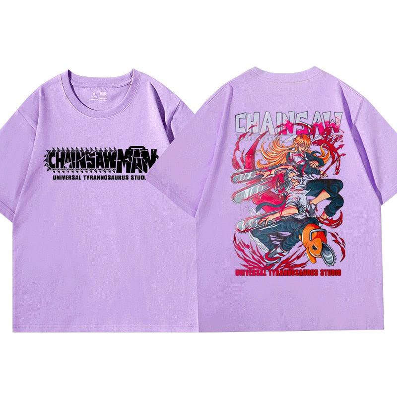 Chainsaw T-shirt Denji, Pochita, Power