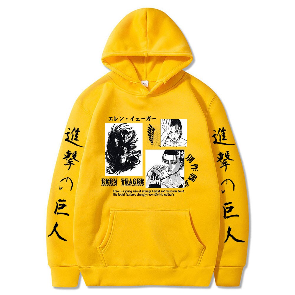 Hoodie Shingeki no Kyojin Eren Jäger