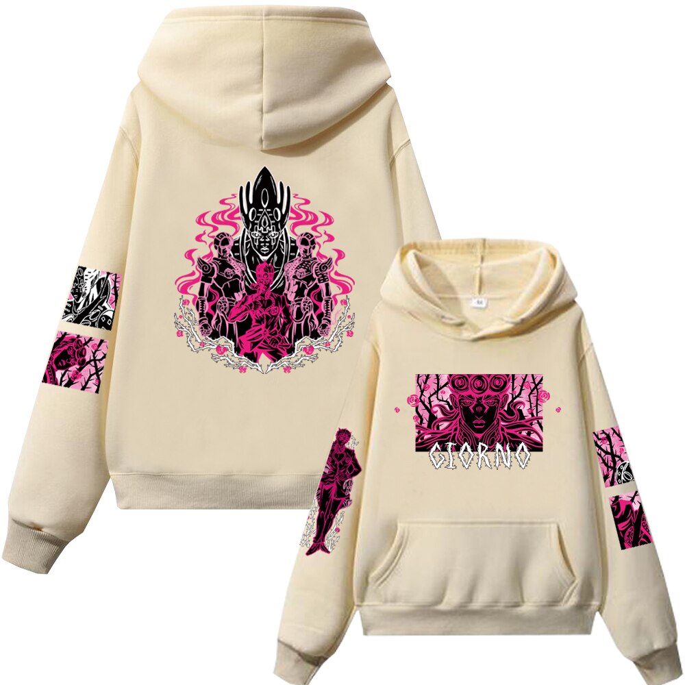 Jojo's Bizarre Adventure Pull à capuche Giorno Giovannna