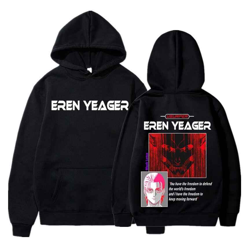 Hoodie Shingeki no Kyojin Eren Titan Assaillant