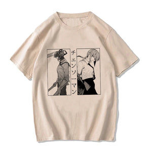 T-shirt Chainsaw Man Denji et Makima