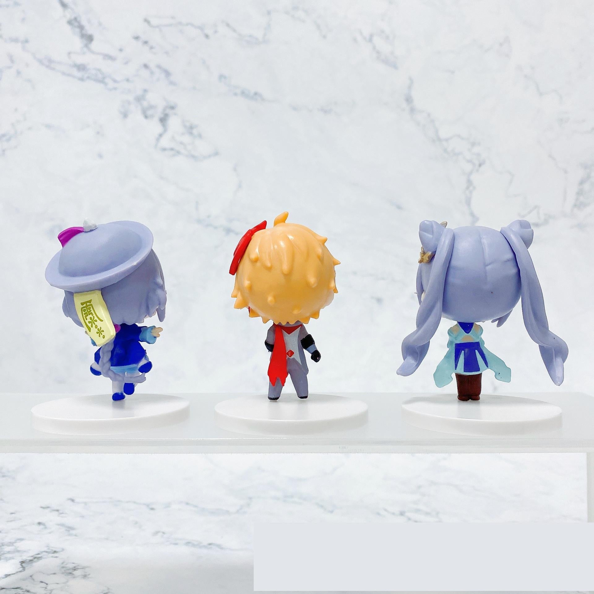 Genshin Impact mini Figurine set