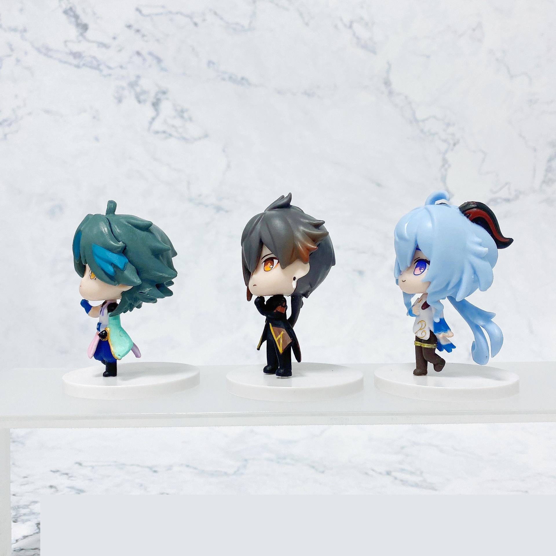 Genshin Impact mini Figurine set