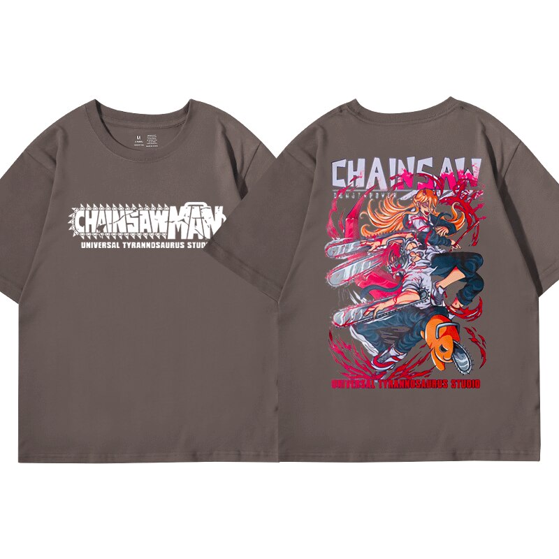 Chainsaw T-shirt Denji, Pochita, Power