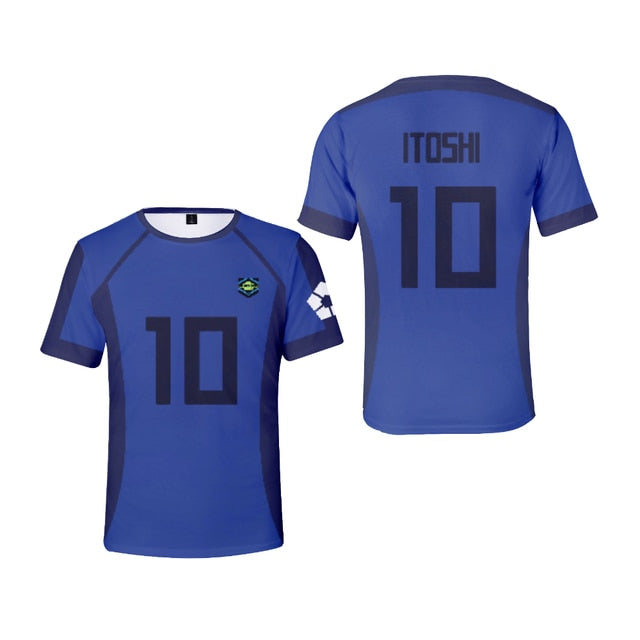 Cosplay Blue Lock tshirt jersey