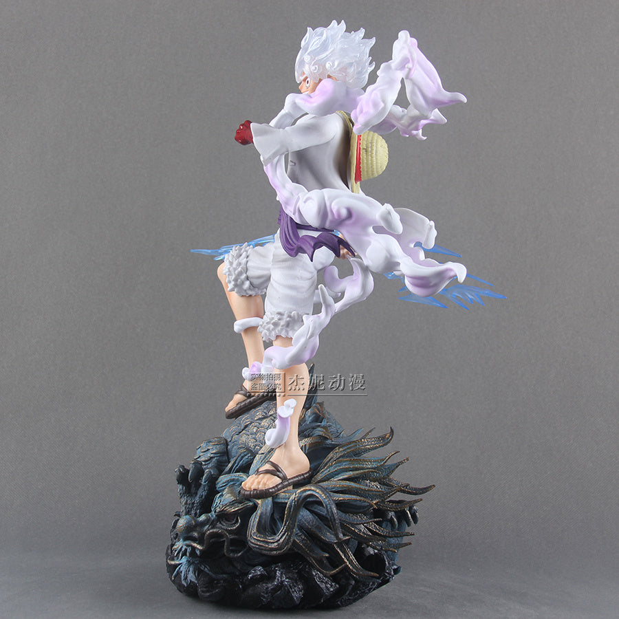 One Piece Statue Nika Luffy Gear 5 Joy Boy GK