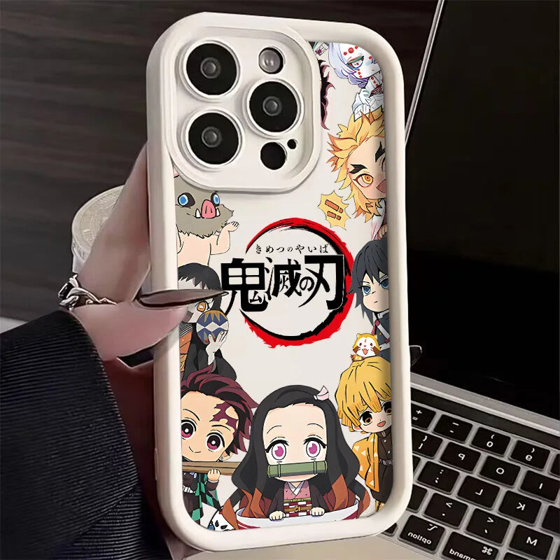 Demon Slayer coque chibi