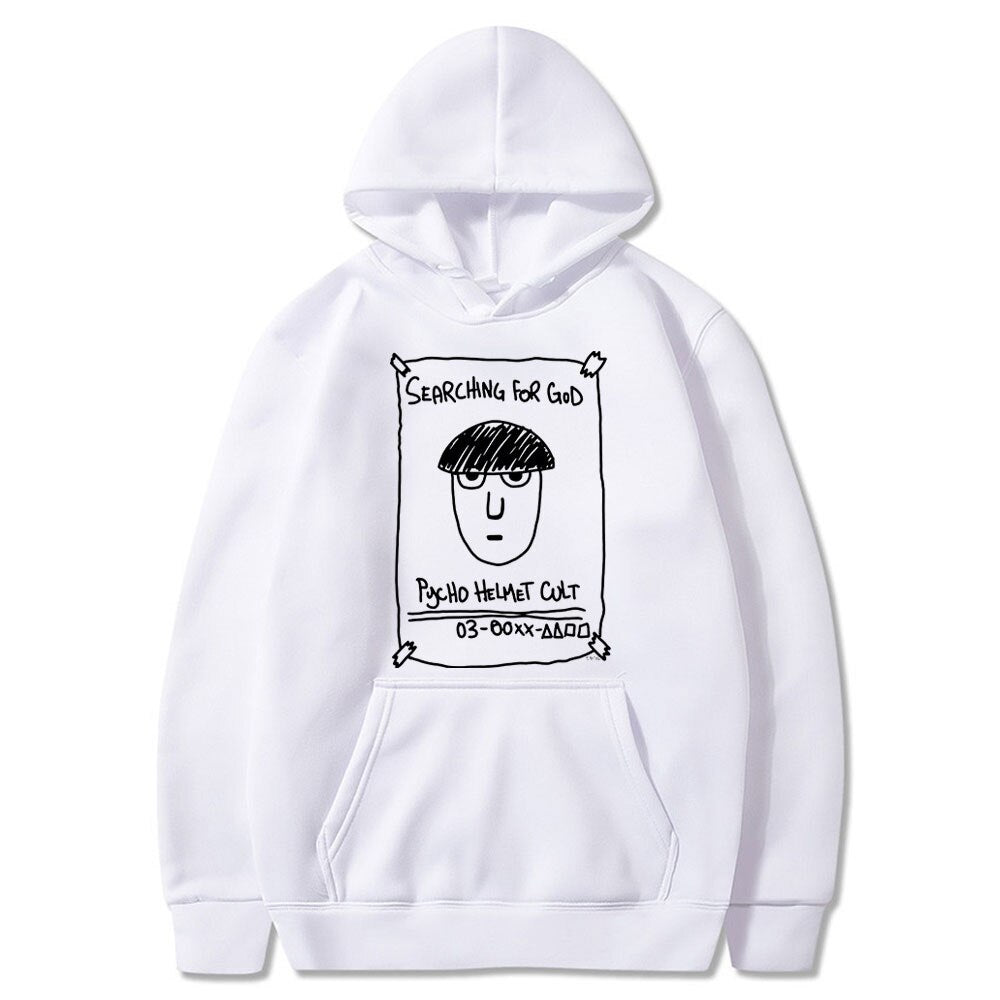 Mob Psycho 100 pull à capuche Culte du casque Psycho