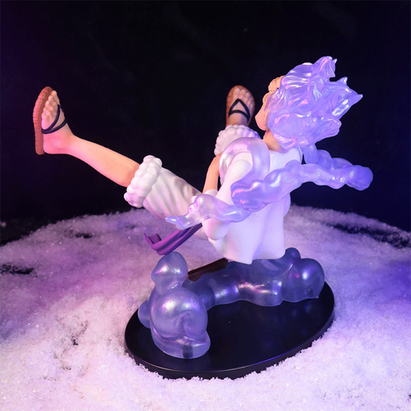 One Piece Figurine Luffy Gear 5 Nika le Dieu Soleil