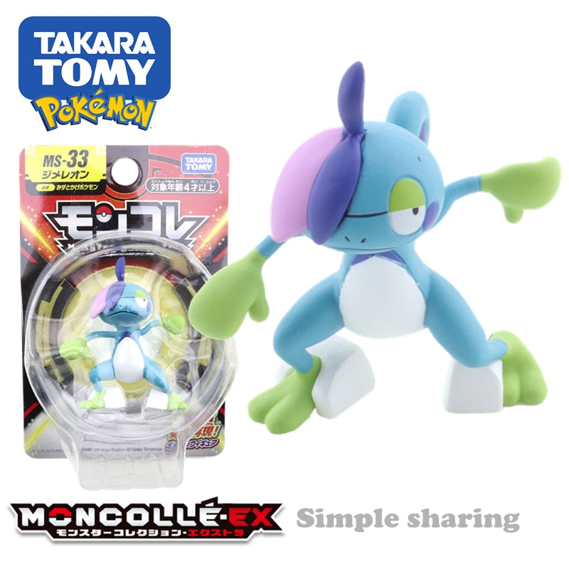 Takara Tomy Tomica Pokemon Pocket Monsters Moncolle MS-41 DragapultMS-35 Cinderace 3-5cm Mini Resin Anime Figure Toys