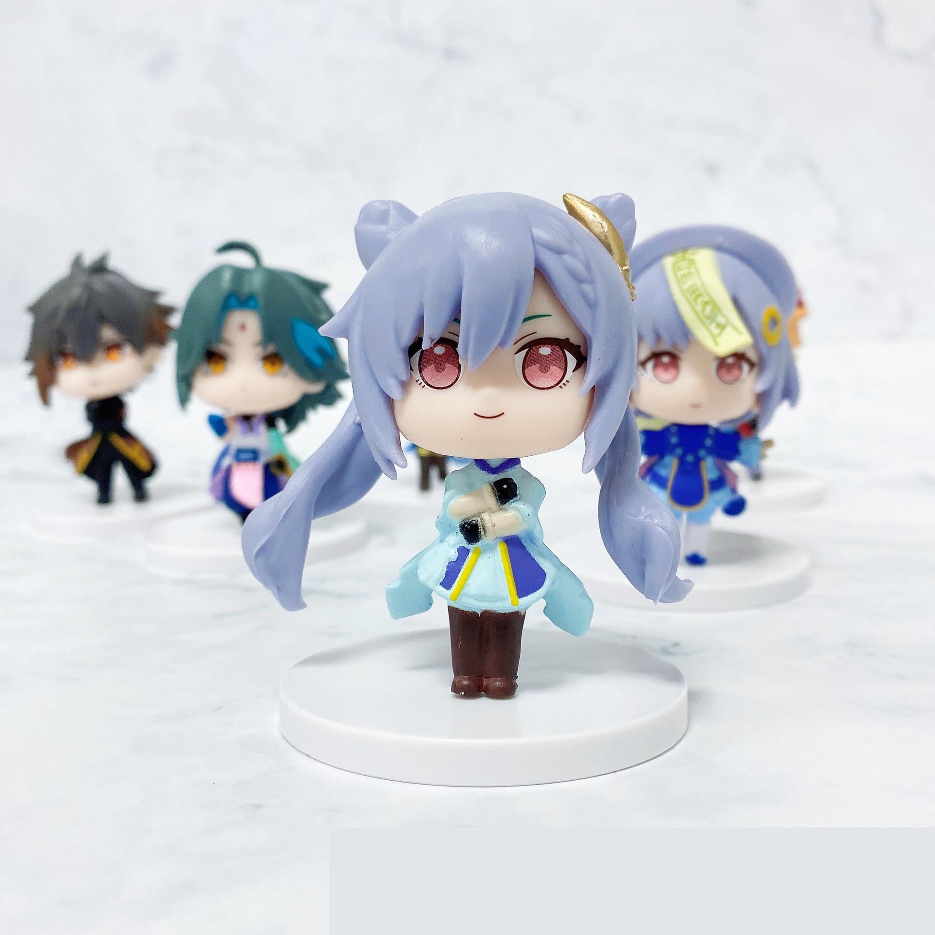 Genshin Impact mini Figurine set