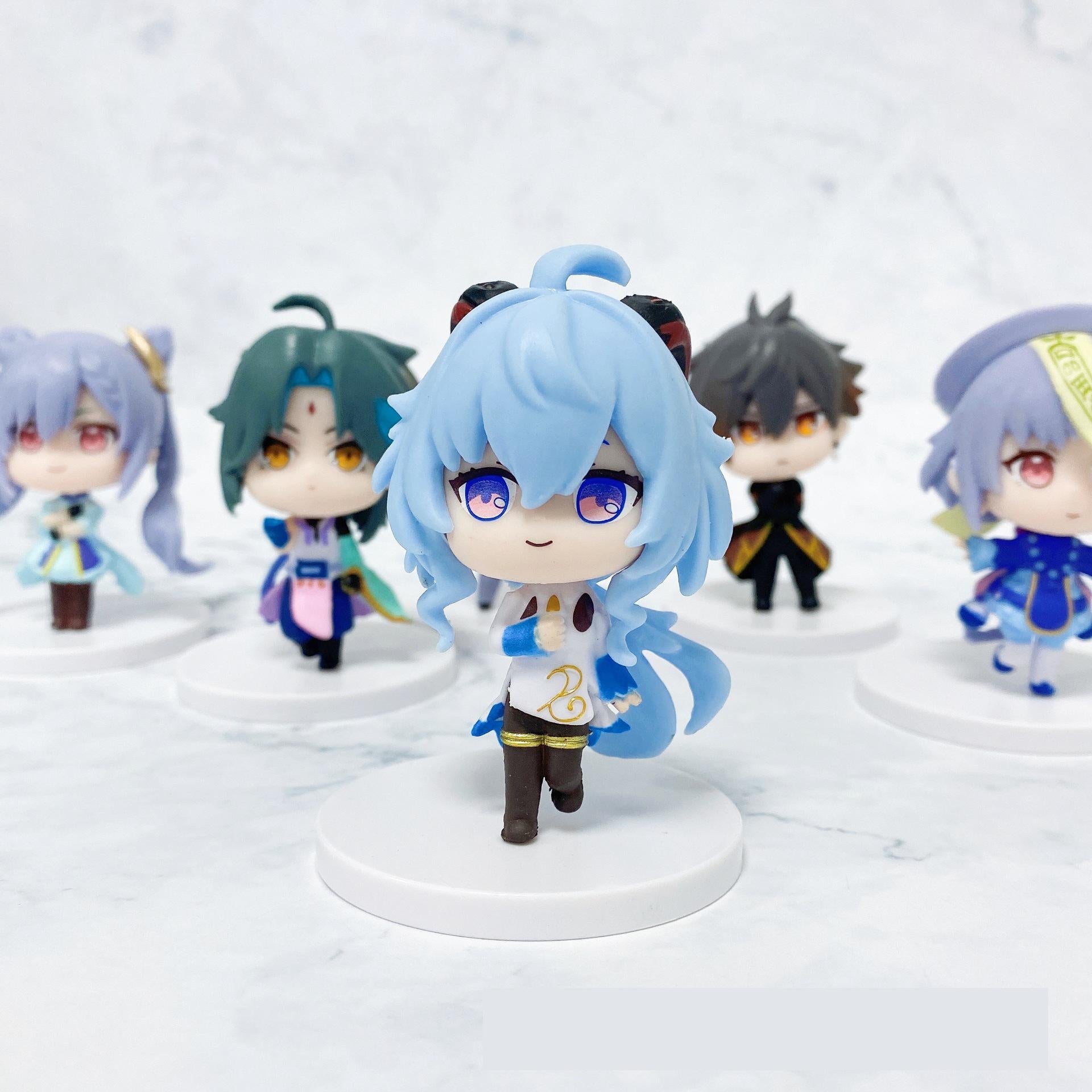 Genshin Impact mini Figurine set