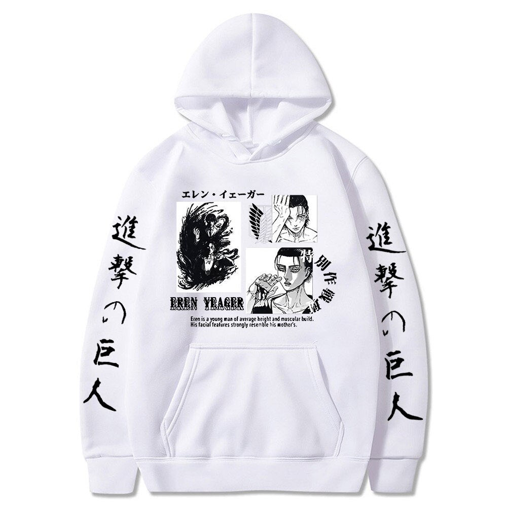 Hoodie Shingeki no Kyojin Eren Jäger