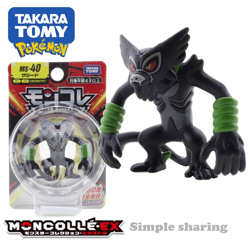 Takara Tomy Tomica Pokemon Pocket Monsters Moncolle 3-5cm Mini Resin Anime Figure Toys for Children Collectibles