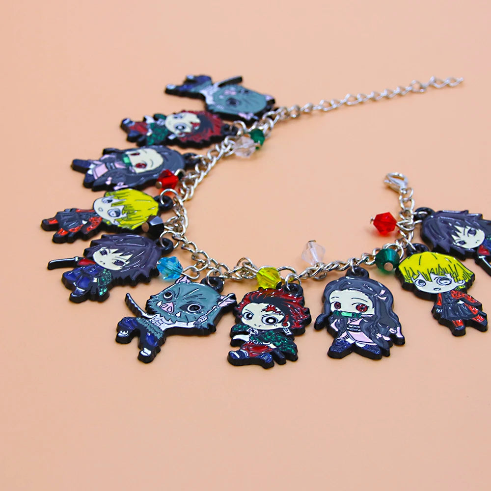 Demon Slayer Bracelet charm métal