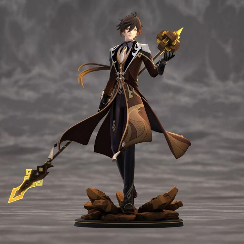 Genshin Impact Figurine Zhongli Resin Statue