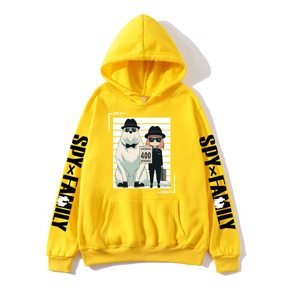 Spy × Family pull à capuche Anya et Bond Forger