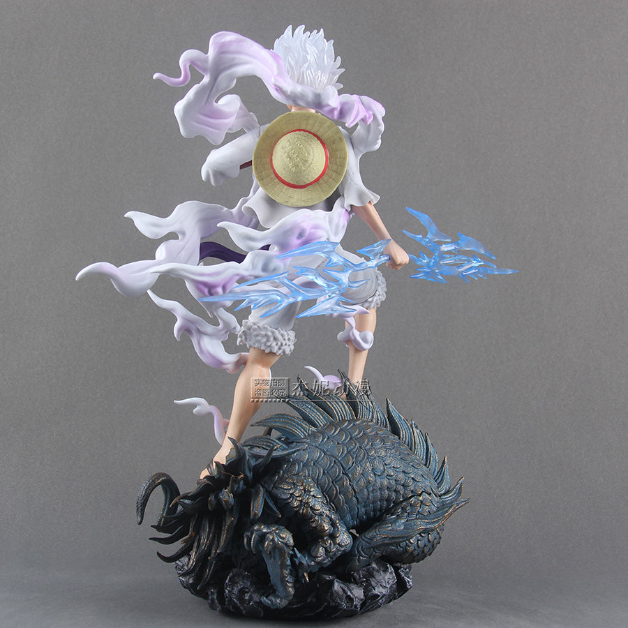 One Piece Statue Nika Luffy Gear 5 Joy Boy GK