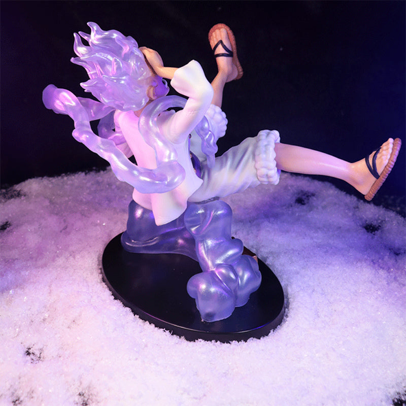 One Piece Figurine Luffy Gear 5 Nika le Dieu Soleil