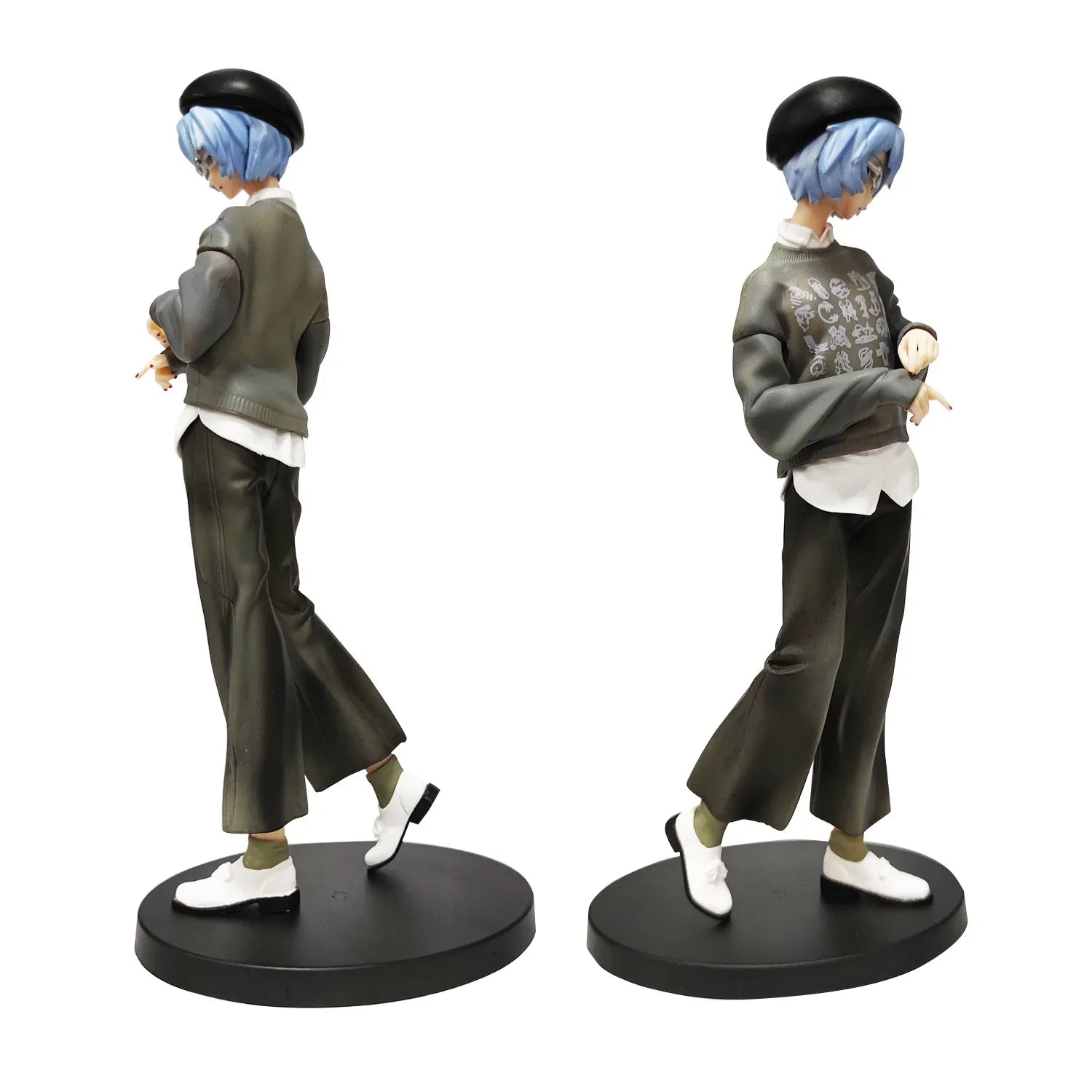 EVANGELION Figurine Ayanami Rei Tenue Décontractée 23cm