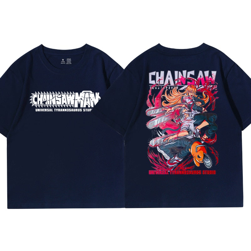 Chainsaw T-shirt Denji, Pochita, Power