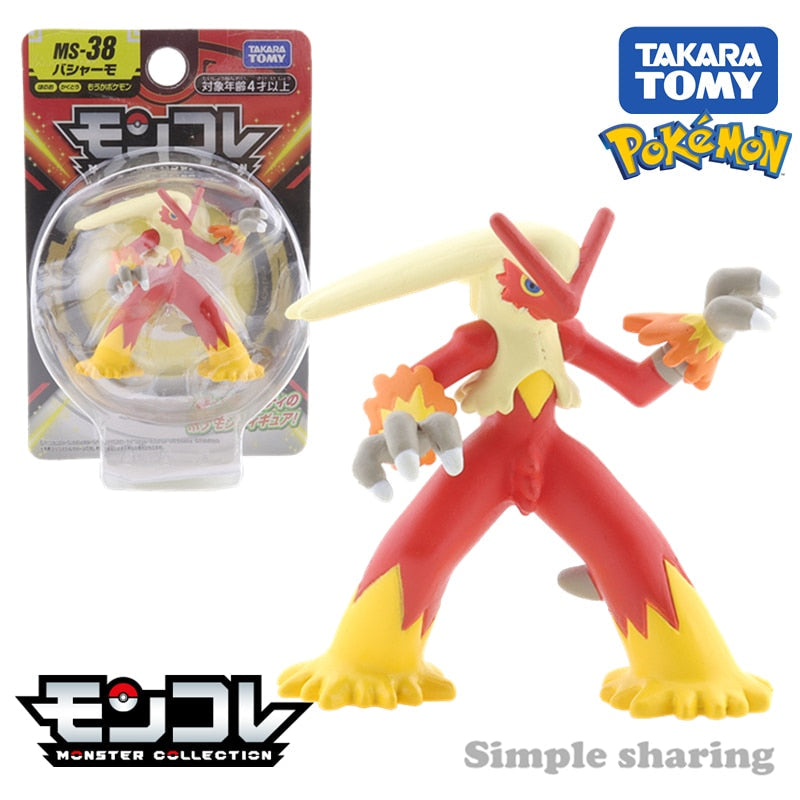 Takara Tomy Tomica Pokemon Pocket Monsters Moncolle 3-5cm Mini Resin Anime Figure Toys for Children Collectibles