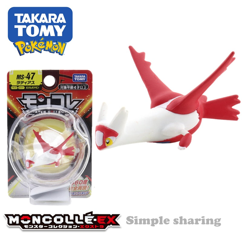 Takara Tomy Tomica Pokemon Pocket Monsters Moncolle 3-5cm Mini Resin Anime Figure Toys for Children Collectibles