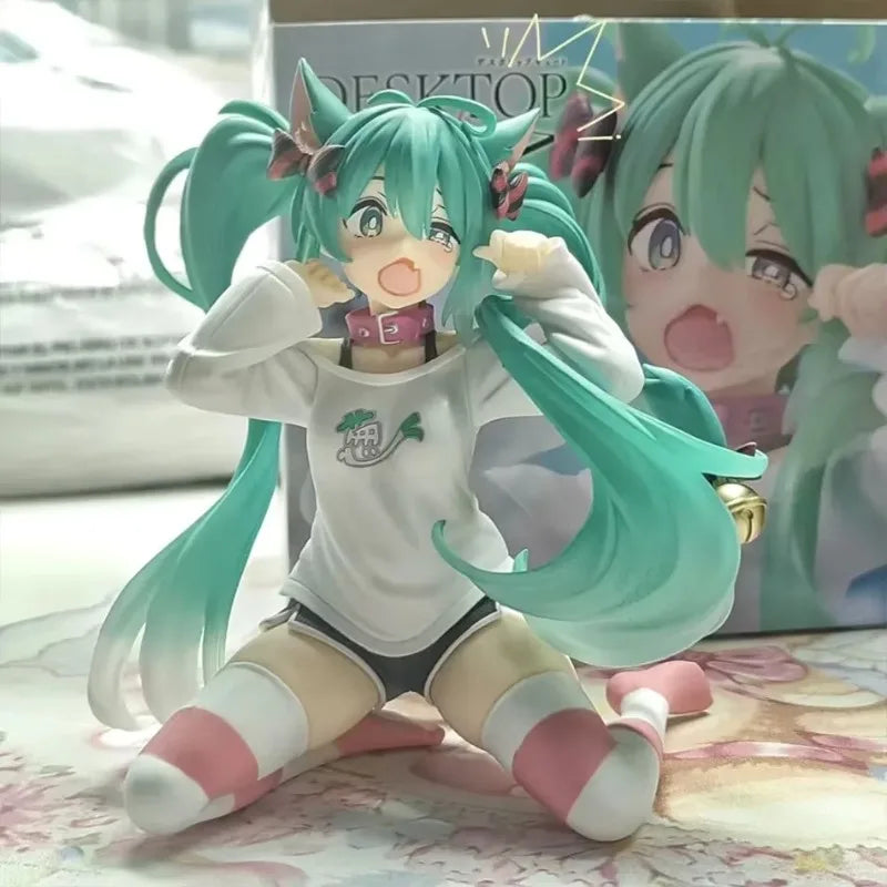 Hatsune Miku Figurine Neko T-Shirt 11 cm