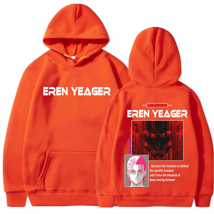 Hoodie Shingeki no Kyojin Eren Titan Assaillant