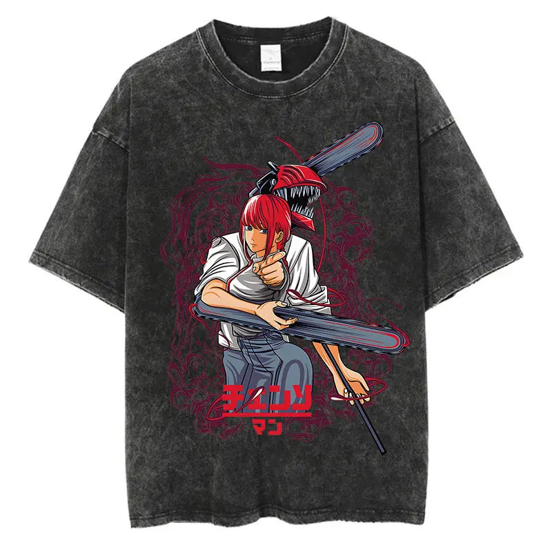 T-shirt Chainsaw Man Denji et Makima