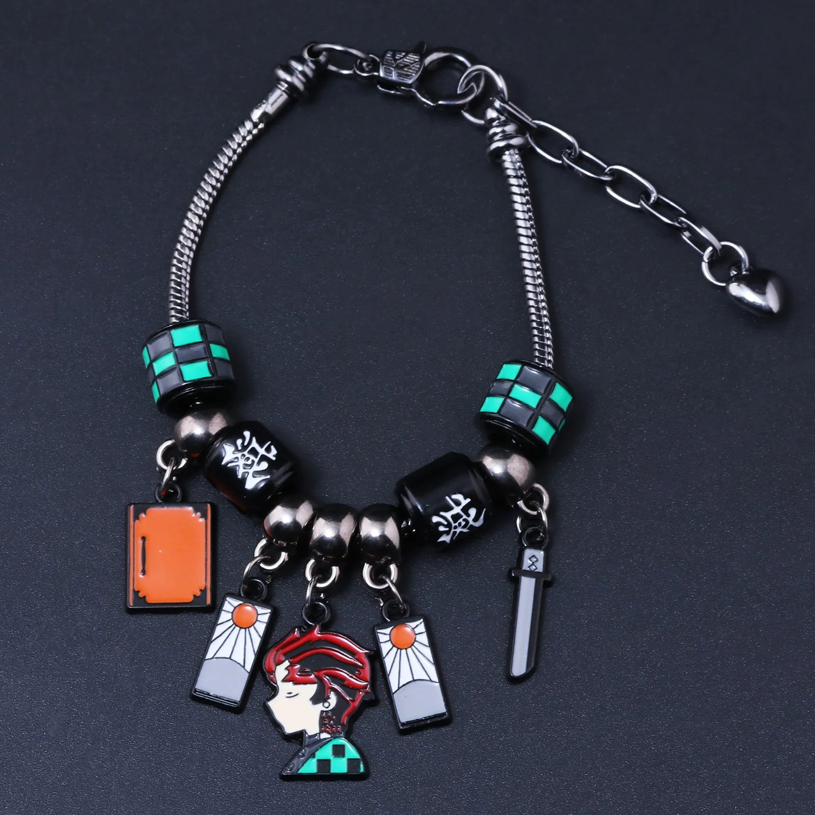 Demon Slayer Bracelet charm métal