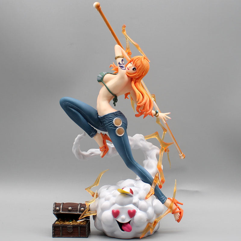 One Piece Figurine Nami Zeus Statue