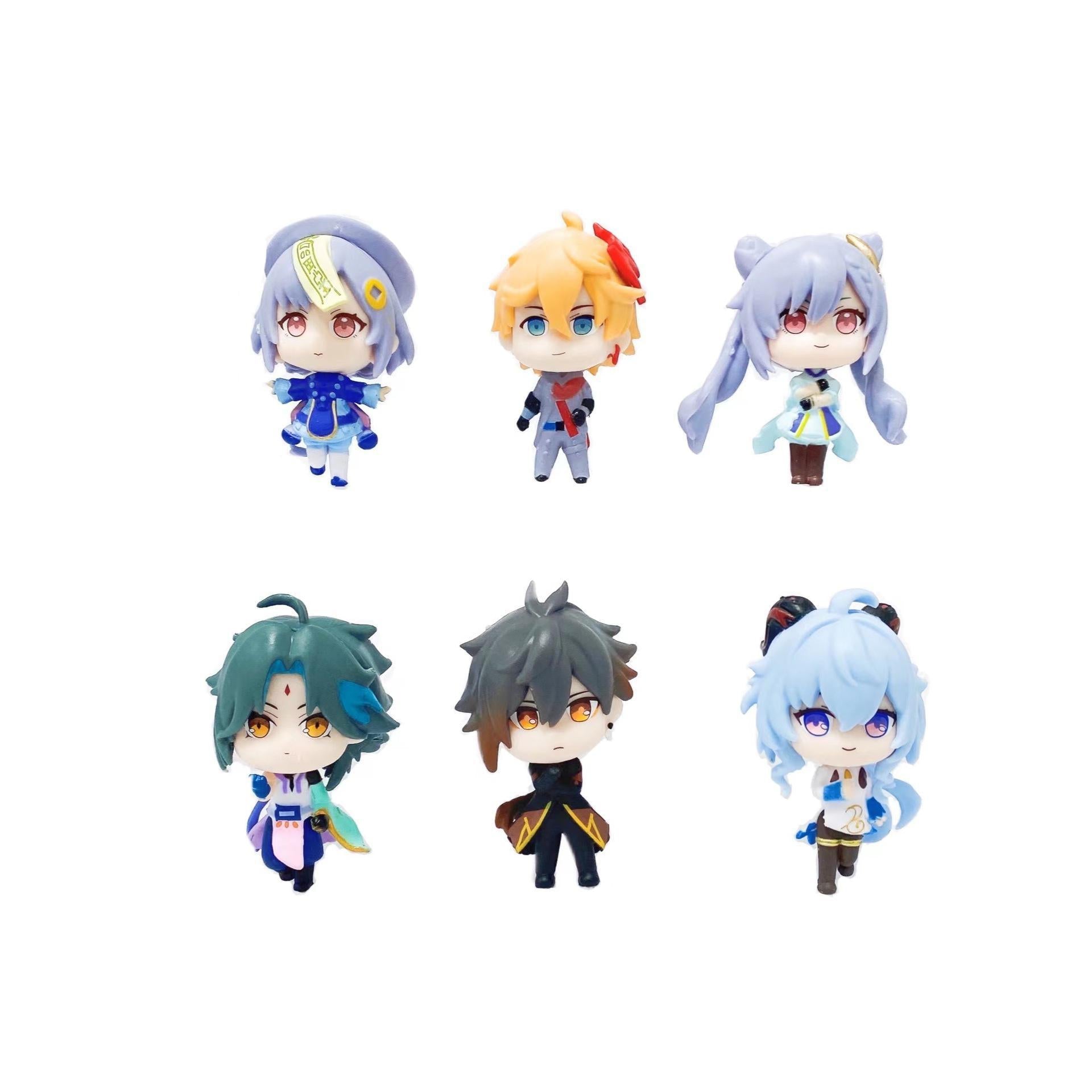 Genshin Impact mini Figurine set