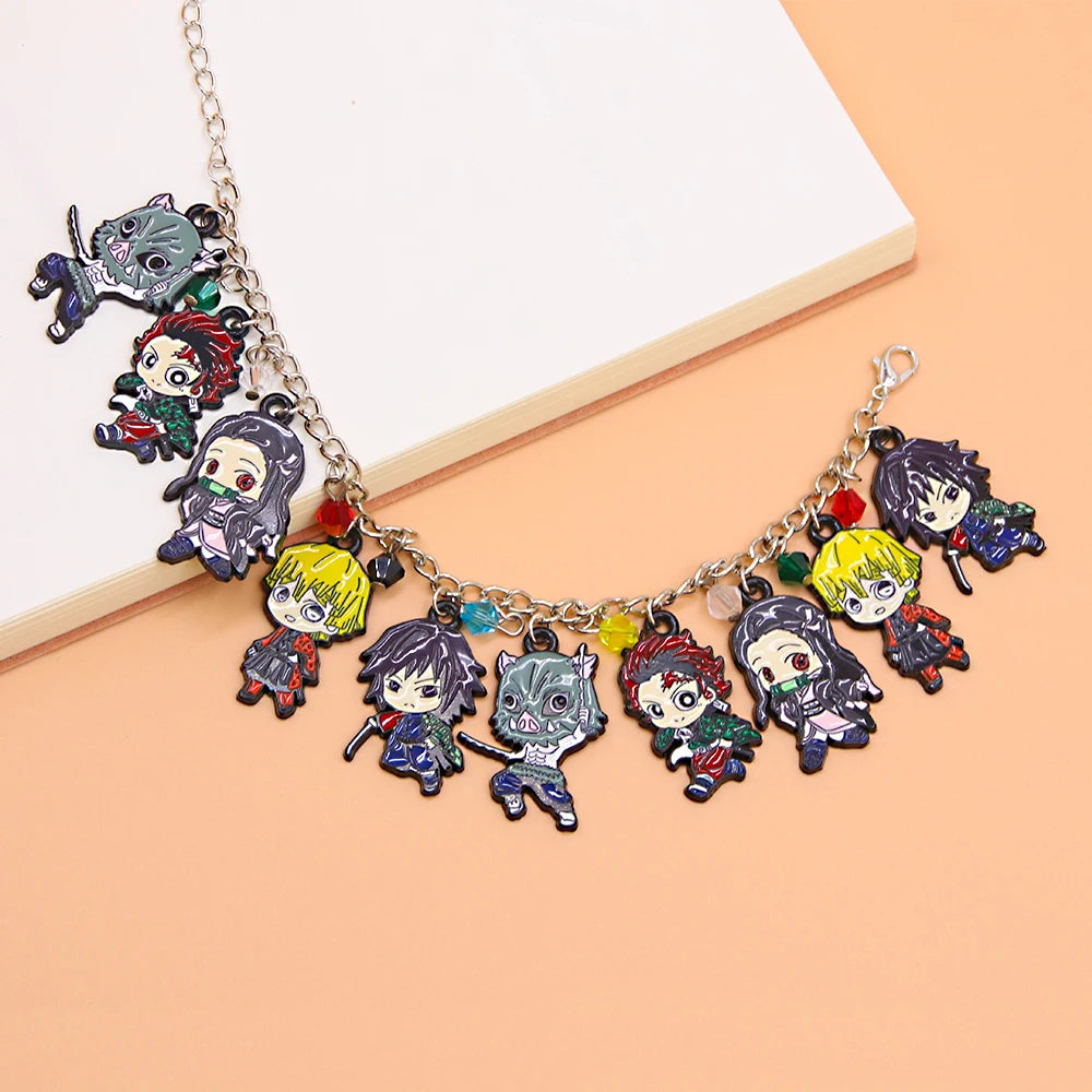 Demon Slayer Bracelet charm métal