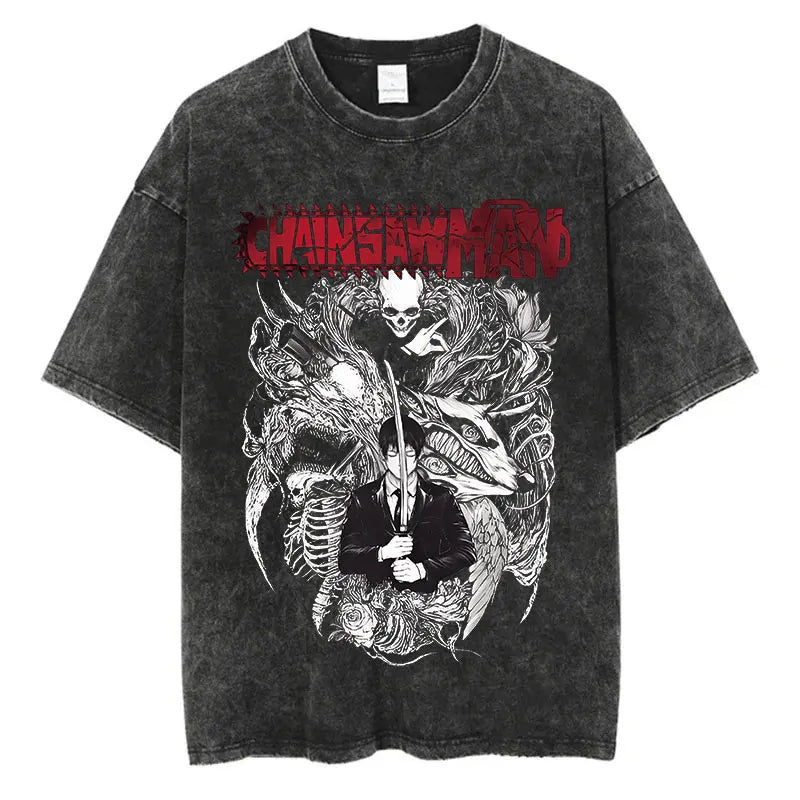 T-shirt Chainsaw Man Aki Hayakawa